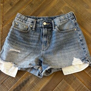 Old Navy Women's Distressed Blue Jean Shorts
